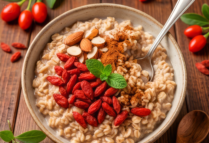 Jagody goji suszone w kuchni