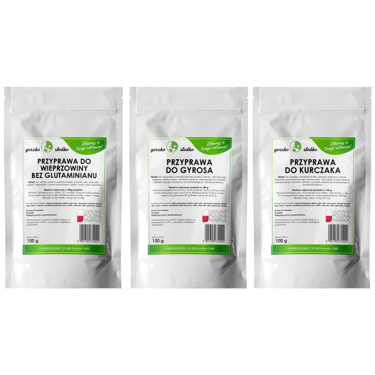 Mix przypraw do mięsa 3x100g