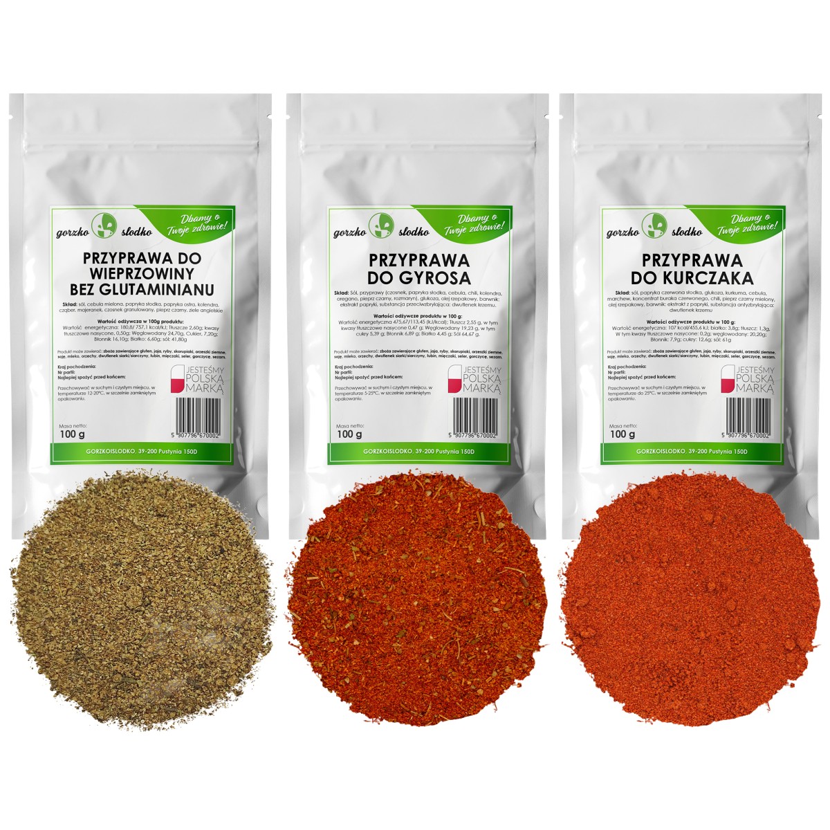 Mix przypraw do mięsa 3x100g