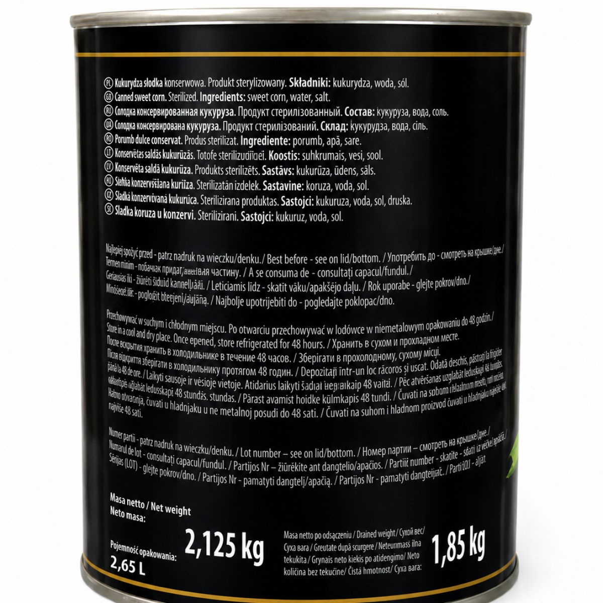 Kukurydza w puszce 2,65L