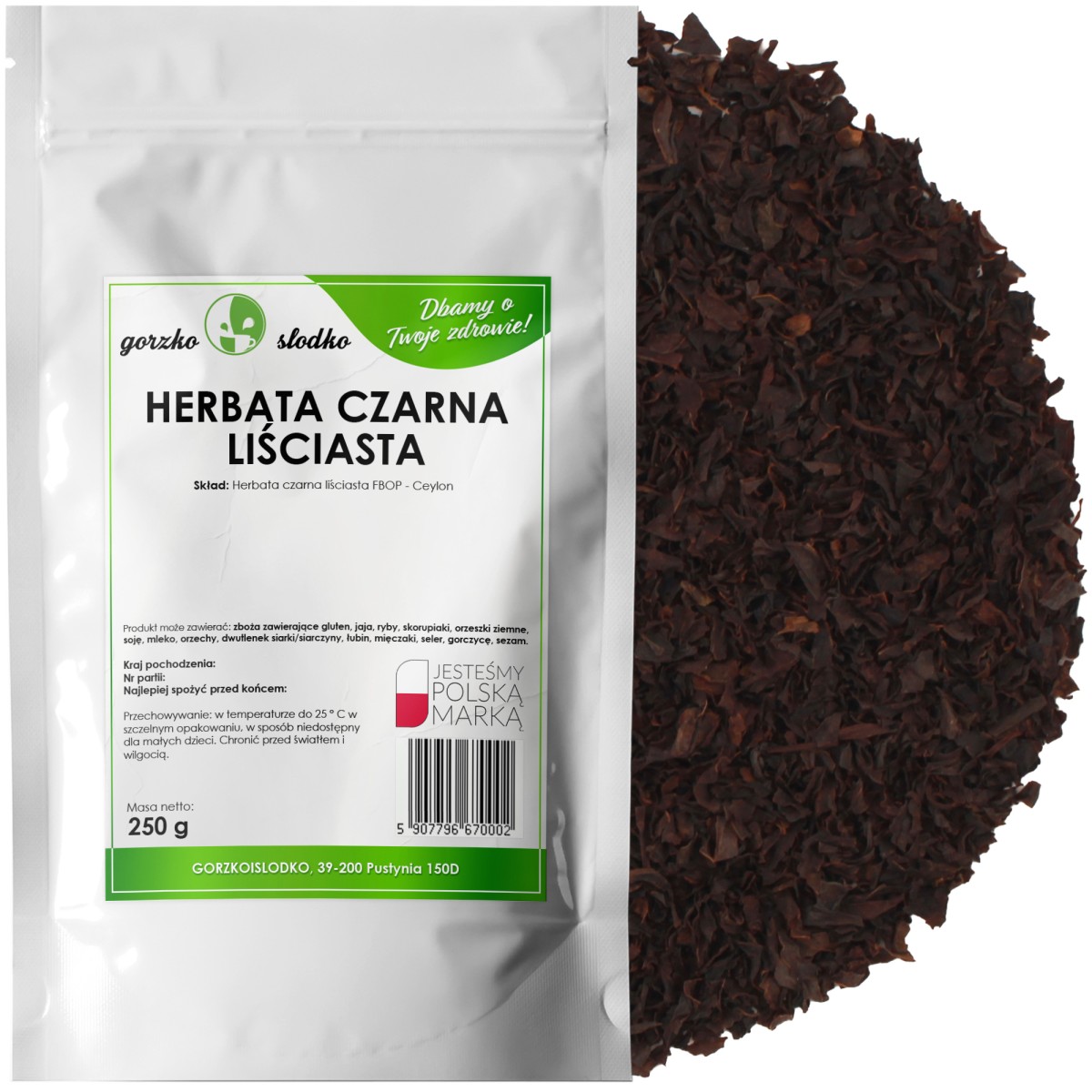 Herbata czarna liściasta FBOP - Ceylon