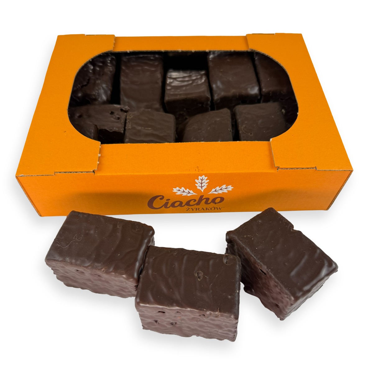 Pierniki - kostka piernikowa z nadzieniem w polewie 550g