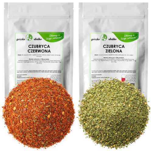 Czubryca zielona + czubryca czerwona - zestaw 2x200g