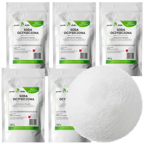 Pakiet soda oczyszczona 5 x 1kg