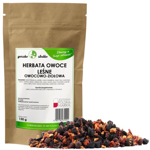 Herbata owoce leśne - kompozycja owocowo - ziołowa 150g